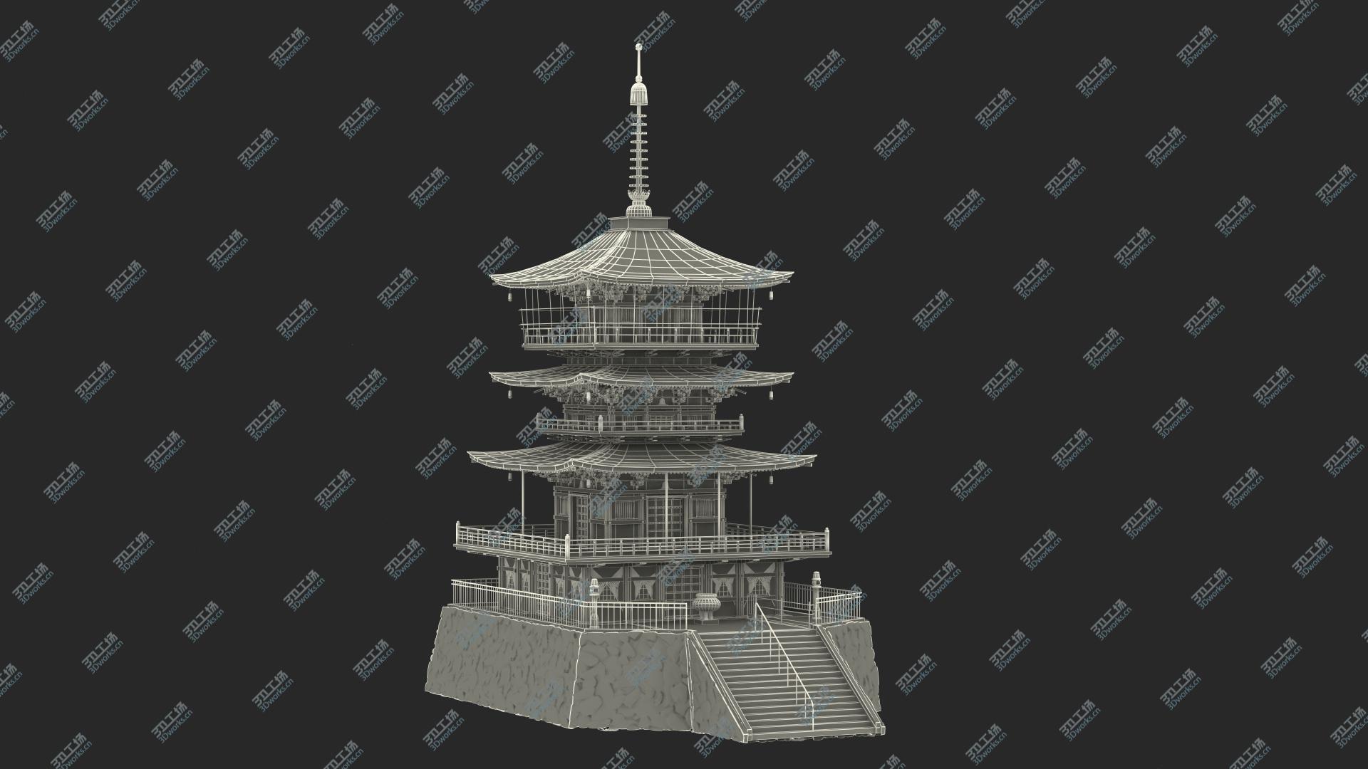 images/goods_img/20210319/3D Japanese Temple/3.jpg